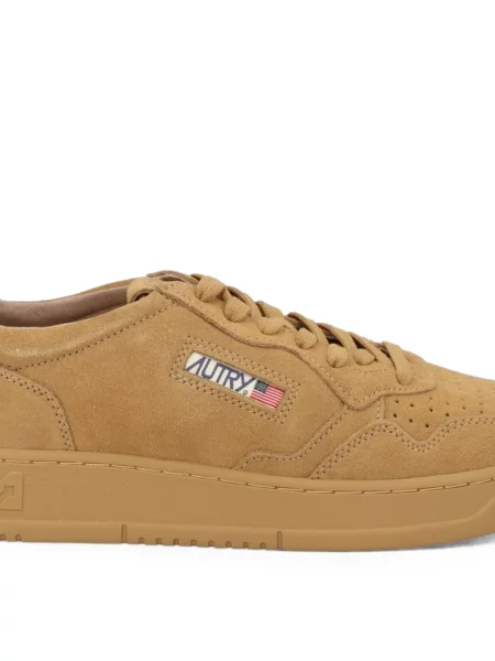 Sneakerși Autry din piele de căprioară maro