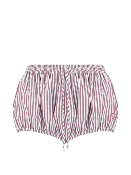 Pantaloni scurți The Attico cu cordon roșu