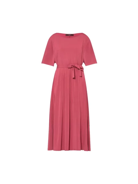 Weekend Max Mara Sukienki Kobieta S Sukienka Midi czerwony