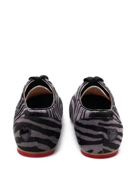 Pantofi loafer Hogan din piele cu imagine cu model zebră negru