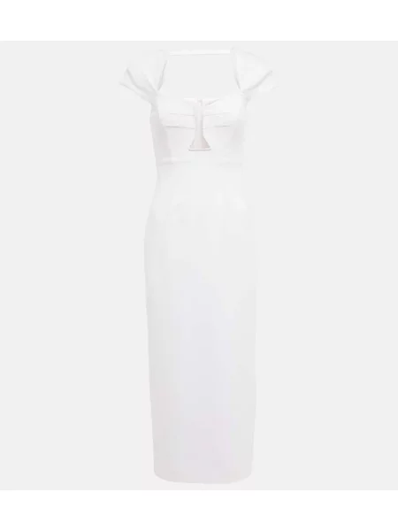 Rochie midi Roland Mouret alb