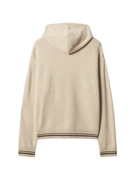Πλεκτό hoodie Maison Kitsuné με σχέδιο