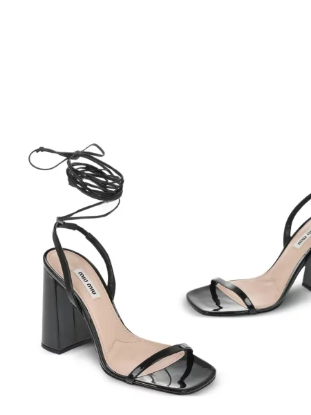 Sandale Miu Miu din piele negru