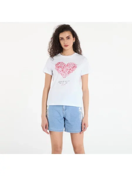 Desigual T-Shirt λευκό