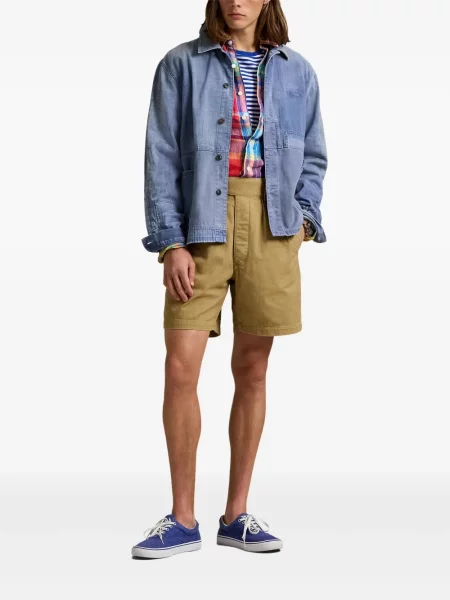Șapcă Polo Ralph Lauren cu dungi din fleece verde