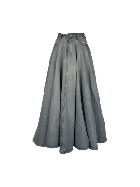 Spódnica maxi Balenciaga niebieska