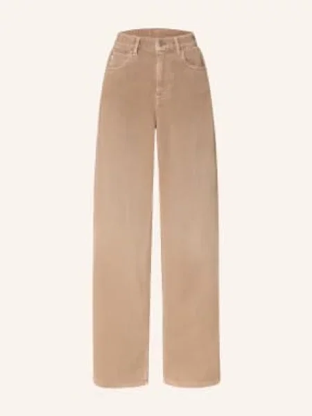 Ag Jeans Džíny S Širokými Nohavicemi Duna vide vin desert