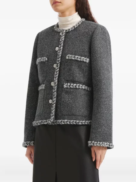 Kurtka B+ab pleciona szara