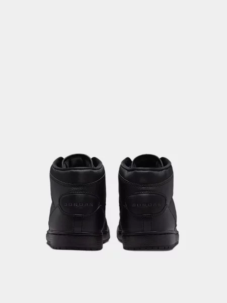 Кожаные кеды Nike черные