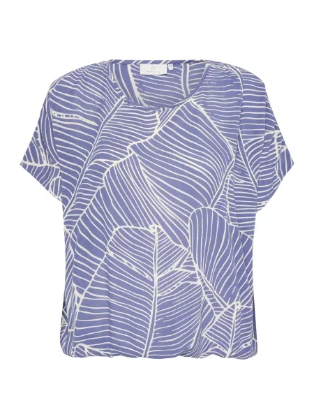 Kaffe Bluză Amber indigo alb