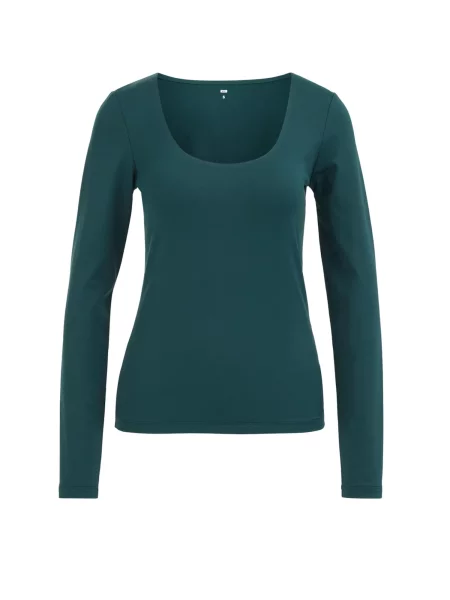 WE Fashion Tricou închis verde