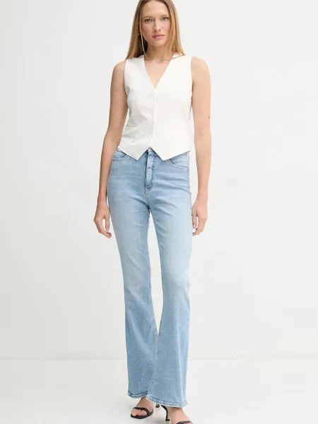 Calvin Klein kamizelka jednorzędowa beżowy