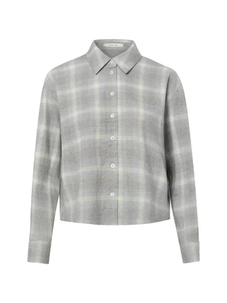 Opus bluzka flanelowa Kobiety Flanela 38 szary