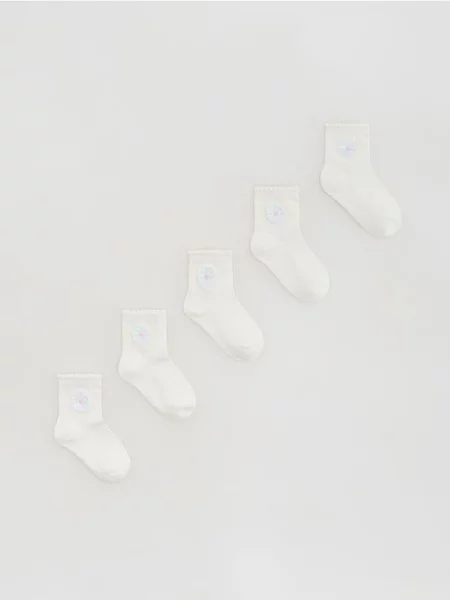 Reserved Шкарпетки 5 пар кремовий 