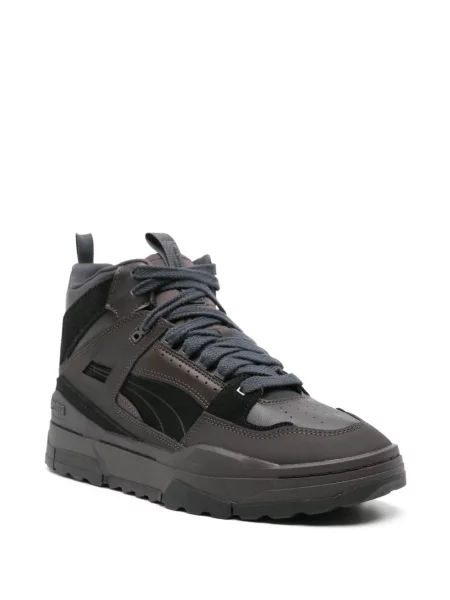 Iš natūralios odos sportbačiai Puma Suede ruda