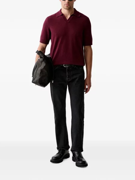 Gulerat tricou polo Marc O'polo roșu
