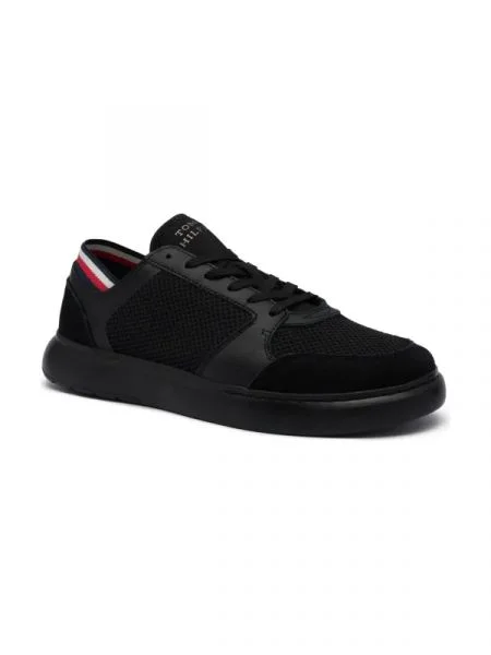 Tommy Hilfiger Sneakers LIGHTWEIGHT CUP SEASONAL MIX cu adaos de piele negru