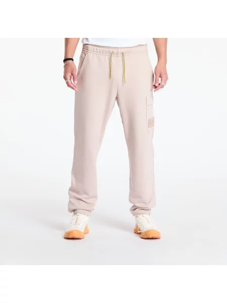 Спортен панталон Columbia Wallowa Fleece с изчистен дизайн бежово