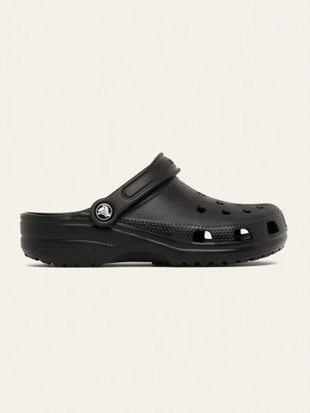 Papuci tip mules Crocs clasici negru