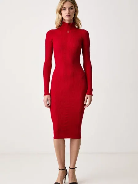 Elisabetta Franchi rochie bodycon cu vâscoză