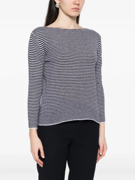 Top Beyou cu dungi alb