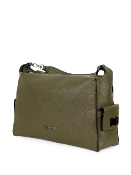 Geantă shopper Ermanno Firenze din piele verde
