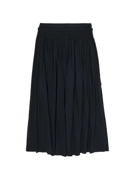 Fustă midi Bimba Y Lola în linie A negru