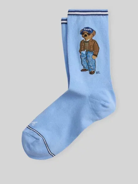 Polo Ralph Lauren skarpety niebieskie