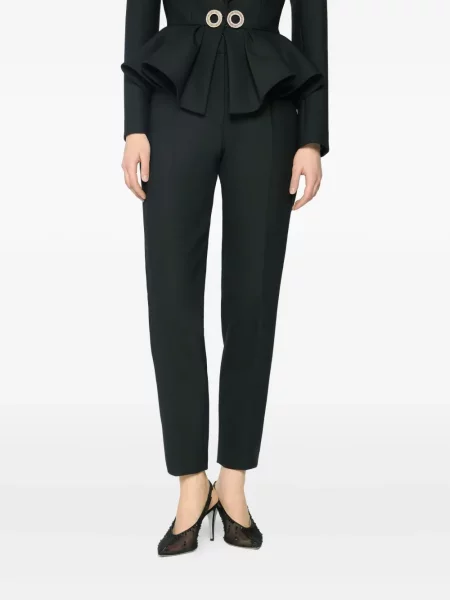 Pantaloni Genny plisate negru
