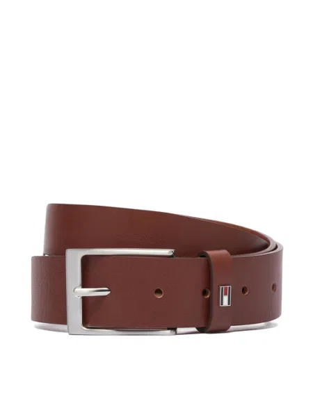 Pásek Tommy Hilfiger hnědý