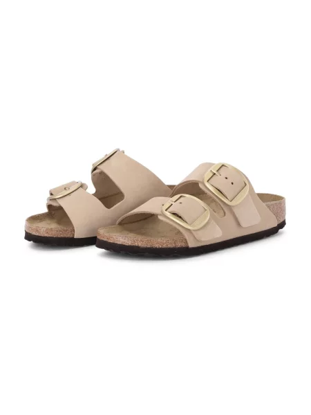 Klapki Birkenstock beżowe