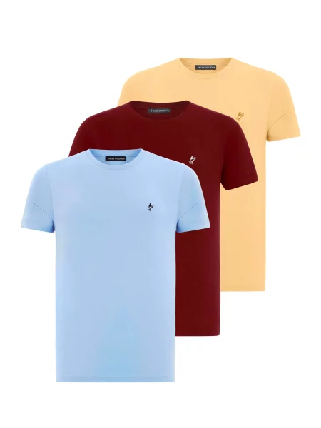 Jacey Quinn Majica / rumena / burgund modra