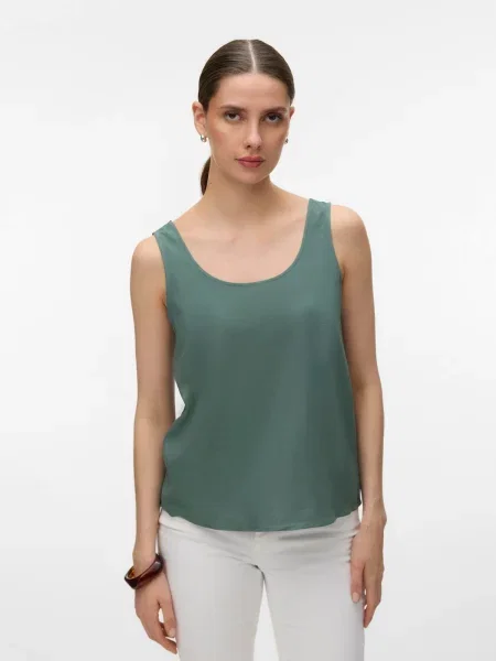 VERO MODA Top VMMYMILO închis verde