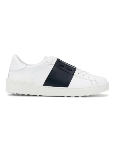 Lniane sneakersy Valentino Garavani białe