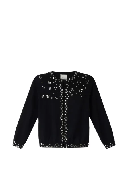 Cardigan Isabel Marant de mătase negru