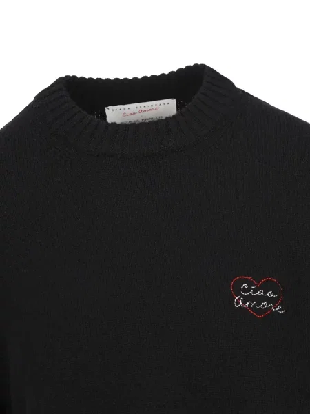 Pulover Giada Benincasa din cașmir negru