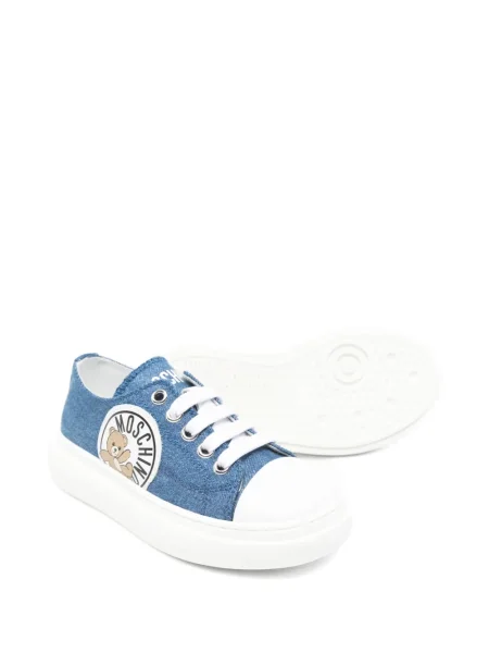 Sneakersy dziecięce Moschino niebieskie