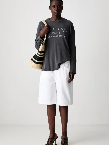 Anine Bing JASPER SHORT bermudy jeansowe