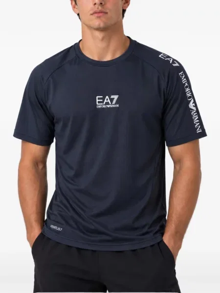 Tricou Emporio Armani plasă albastru