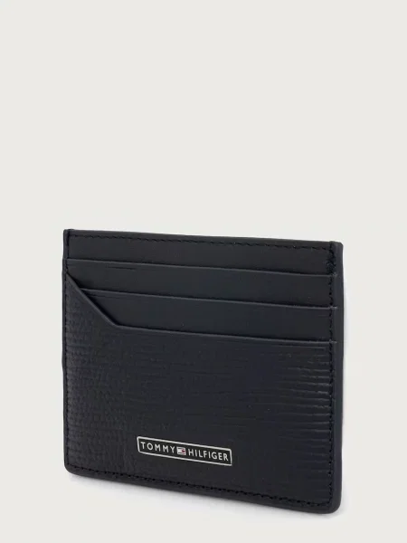 Tommy Hilfiger etui za kartice usnjeni modra