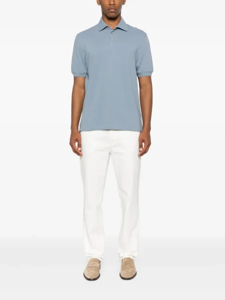 Polo Brunello Cucinelli albastru