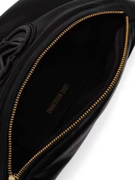 Curea Love Moschino cu autograf negru