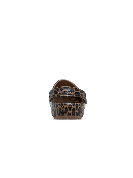 Natikače Crocs Classic Animal Clog T smeđa