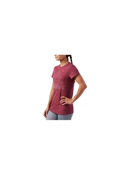 Majica Reebok Sport bordo