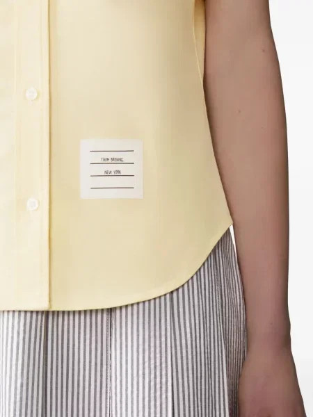 Cămașă Thom Browne scurtă galben