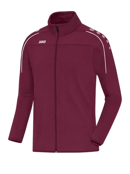 JAKO Športna jakna burgund bela