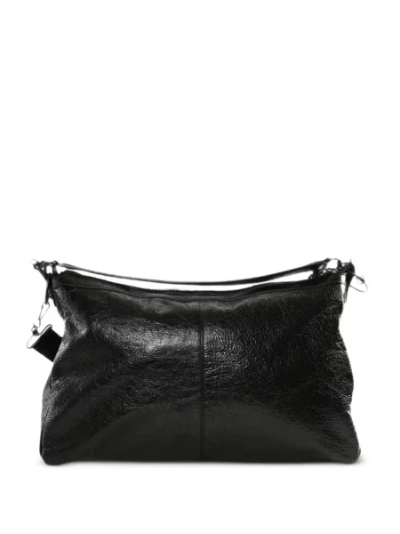 Kožená taška Balenciaga černá