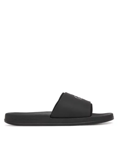 Calvin Klein Klapki Ess Slide Rubber Neoprene czarny
