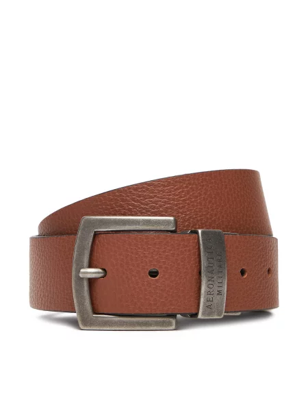 Ремінь Aeronautica Militare з ремінцями коричневий