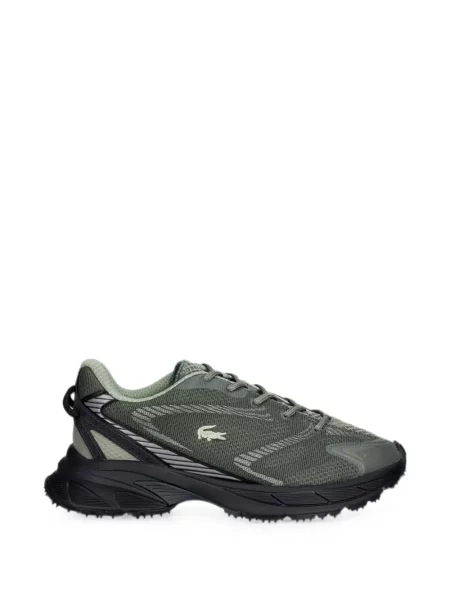 Sneakerși Lacoste plasă cu autograf verde
